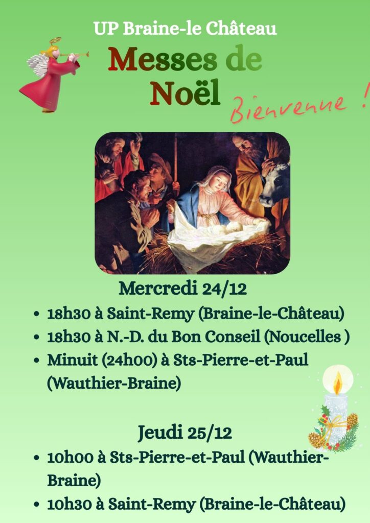 Messe de Noël UP Braine-le-Château